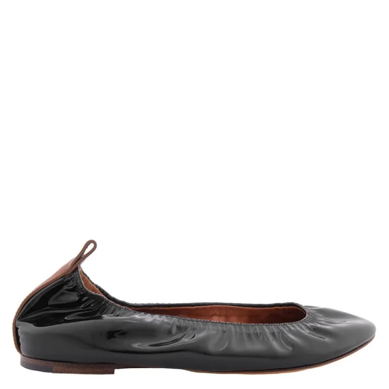 Lanvin Patent Leather Ballerina Flats