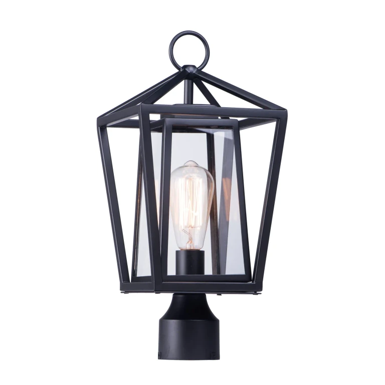 Maxim Artisan Outdoor Post Light in Black