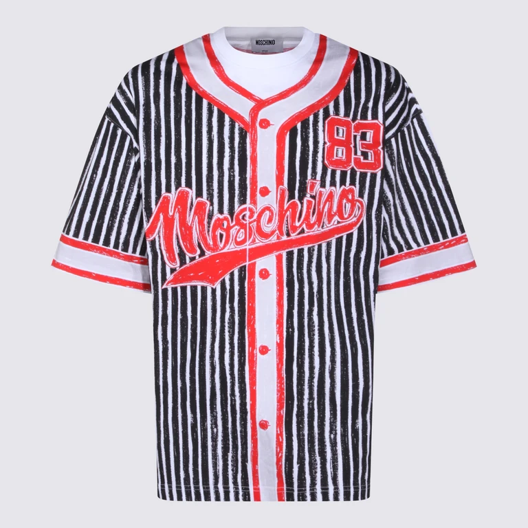 Moschino T-Shirts And Polos Red _100 % Co - Men