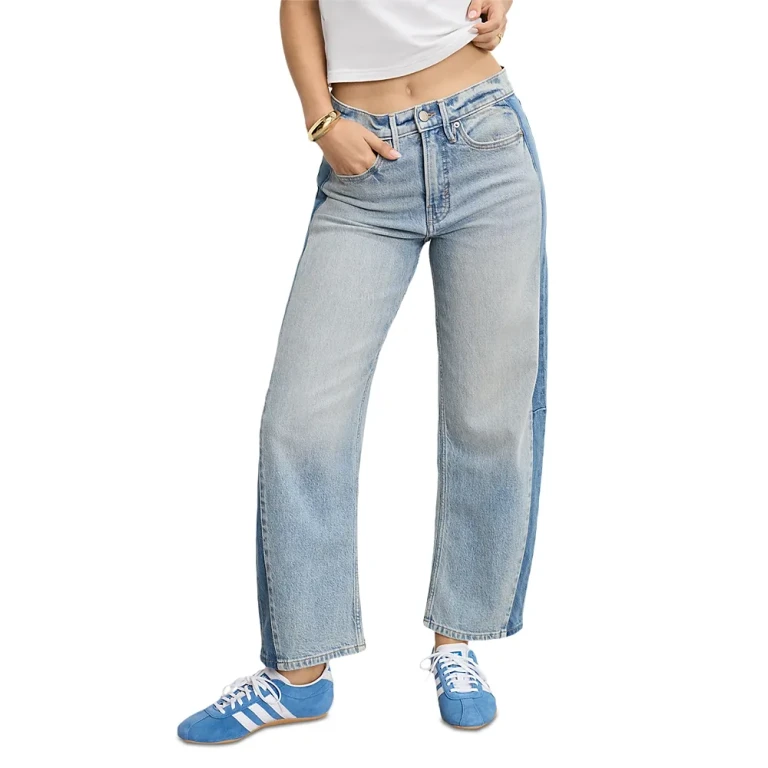 Good American Good Standard Barrel Jeans in Indigo932