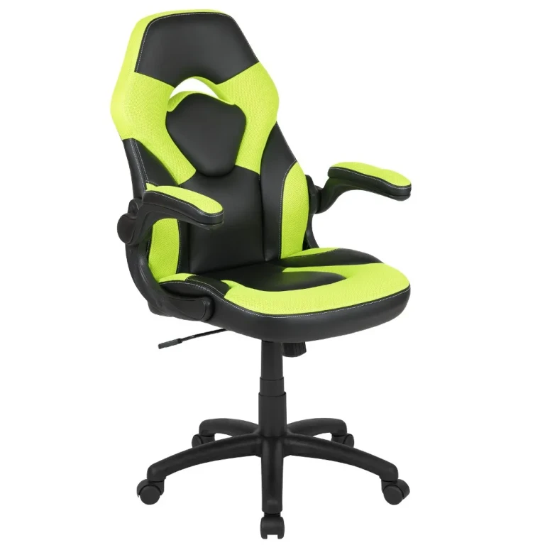 X10 Green and Black Gaming Swivel Chair