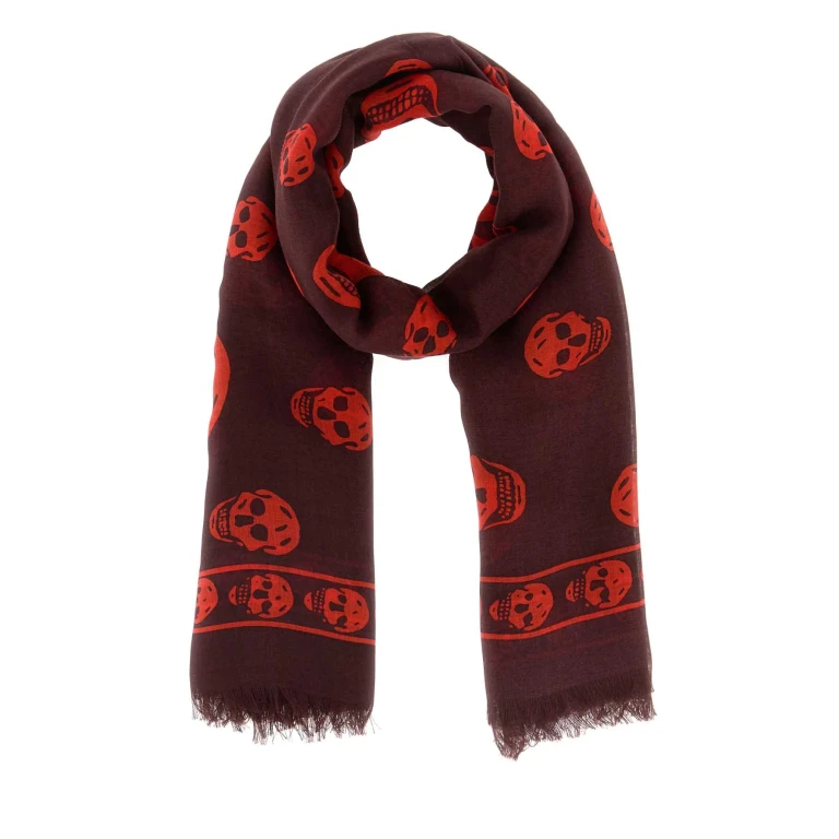 Alexander McQueen Printed Modal Blend Foulard