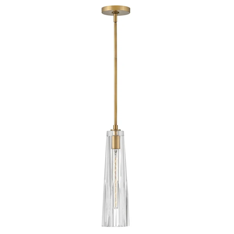 Heritage Brass LED Pendant from the Cosette Collection