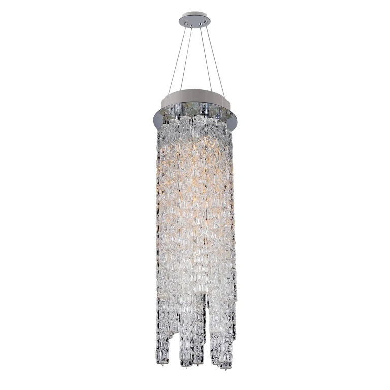 Chrome Convertible Pendant - Flush Mount from the Botticelli Collection
