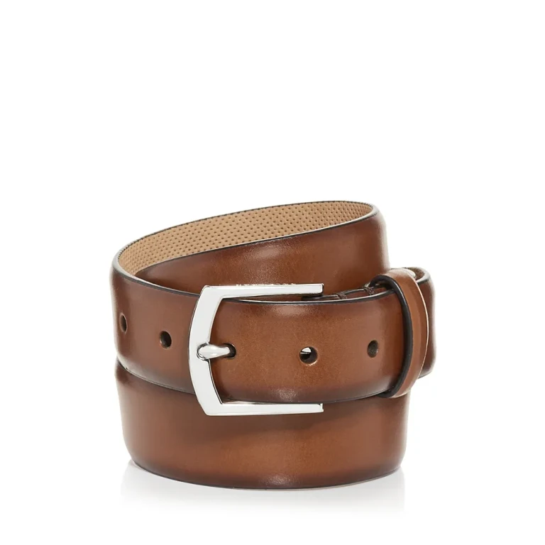 Cole Haan Men's Lewis Burnished Leather Belt