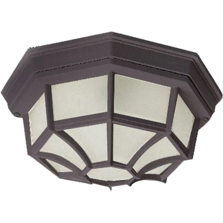 Crown Hill 2-Lt 4.5" Outdoor Ceiling Mt, Rust