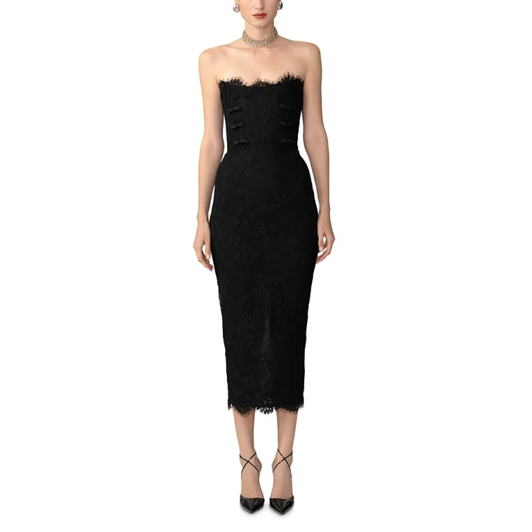 Sau Lee Sofina Lace Dress