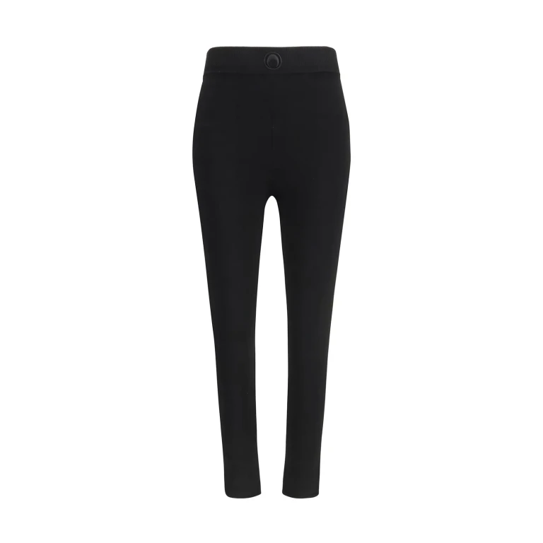 Marine Serre Moon Logo Knit Leggings