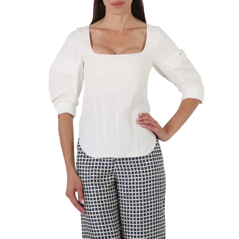 Stella Mccartney Ladies Fiona Puff-sleeve Blouse