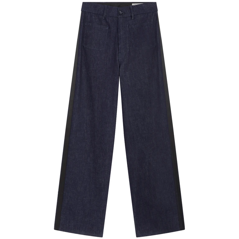 Pence Nora Blue Pantaloni - Women