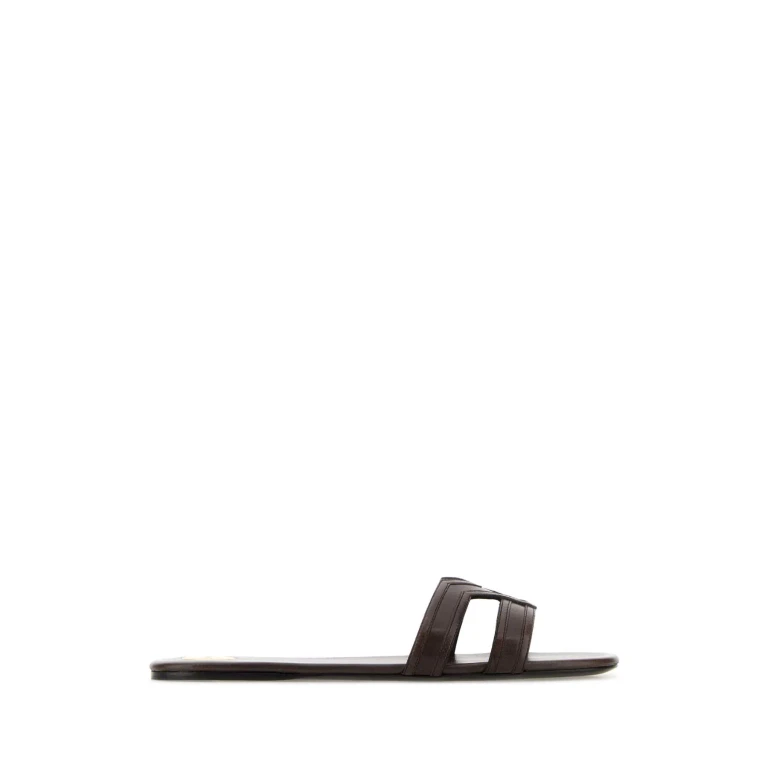 Heeled Sandal Woman color Brown (86185325V002128)