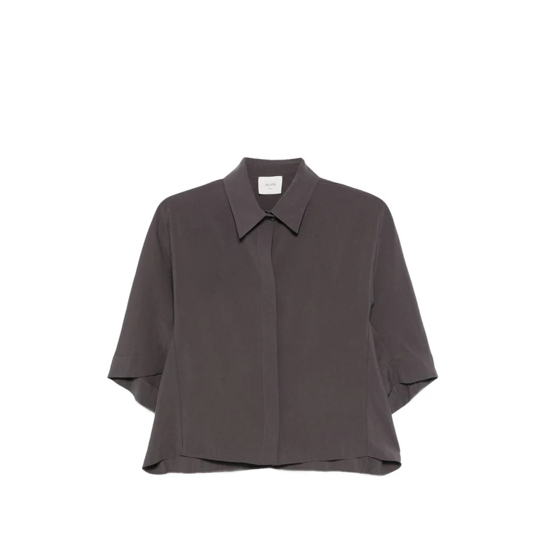 Alysi Shirts Green Modal Polyester - Women