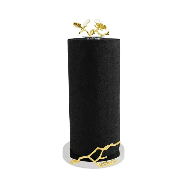 Michael Aram Butterfly Gingko Gold Tone Paper Towel Holder