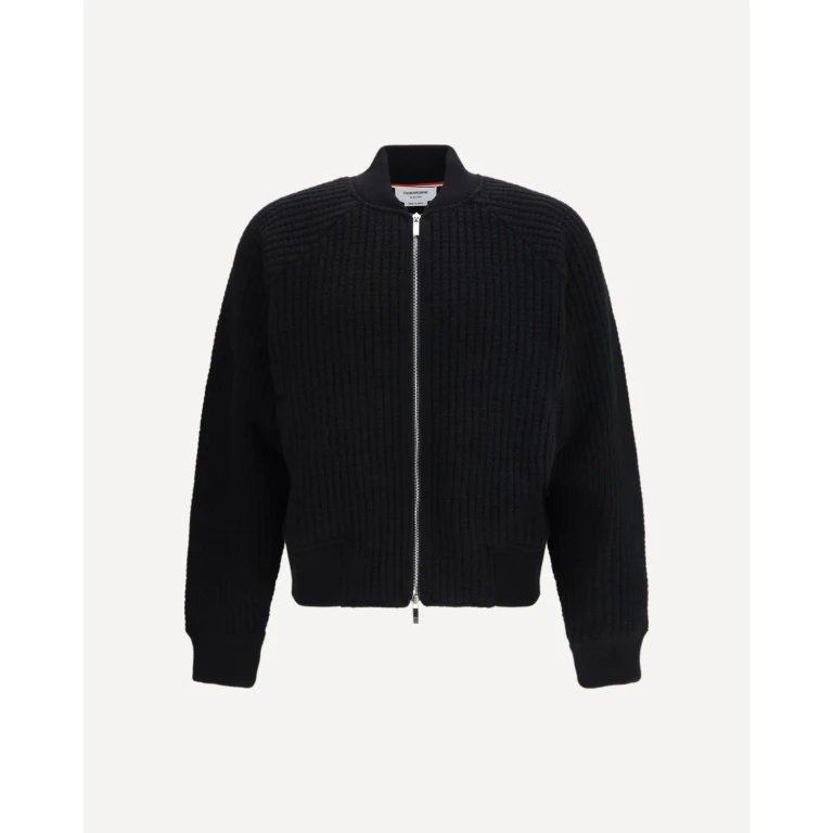 Veste Bomber en Maille pour Homme Thom Browne