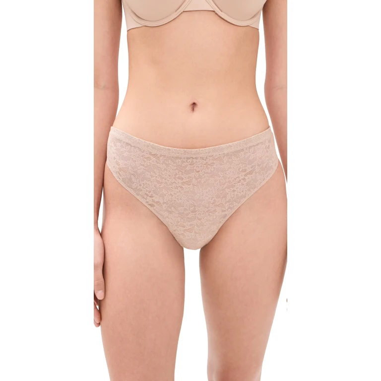 SPANX SPANXsupersmooth Day to Date Night Thong Toasted Coconut XL