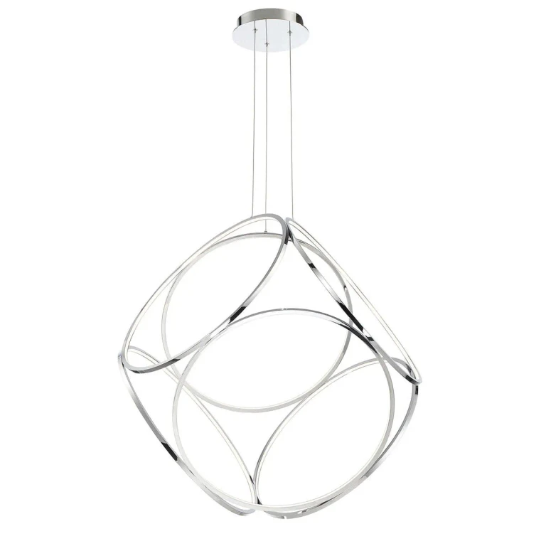 Chrome LED Pendant from the Glenview Collection