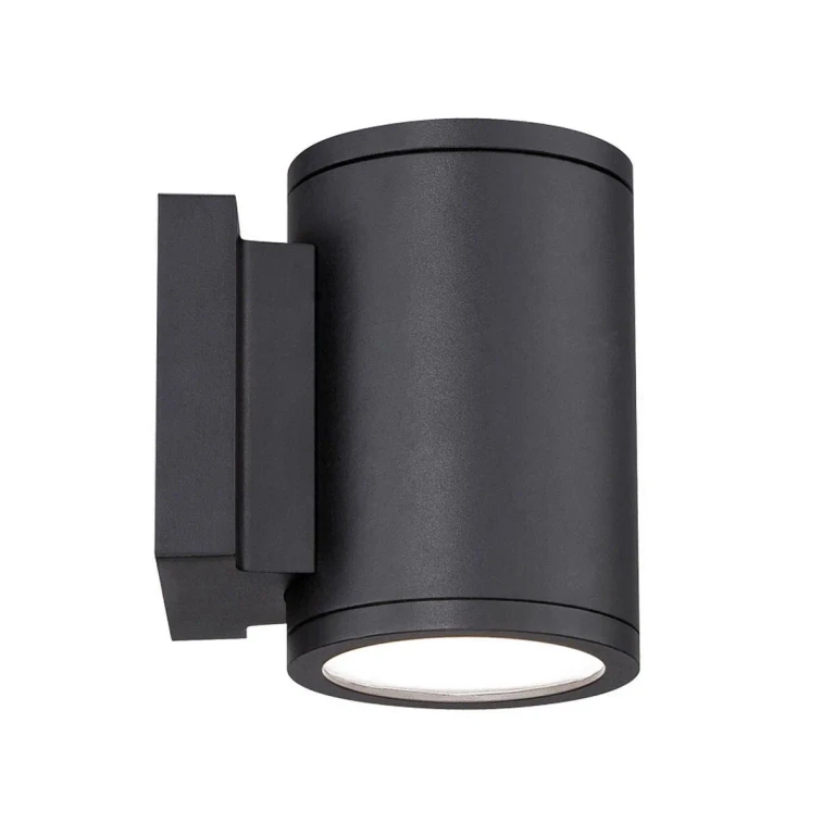 WAC Lighting Tube LED Indoor/Outdoor Up and Down Wall Light in Black - WS-W2604-BK