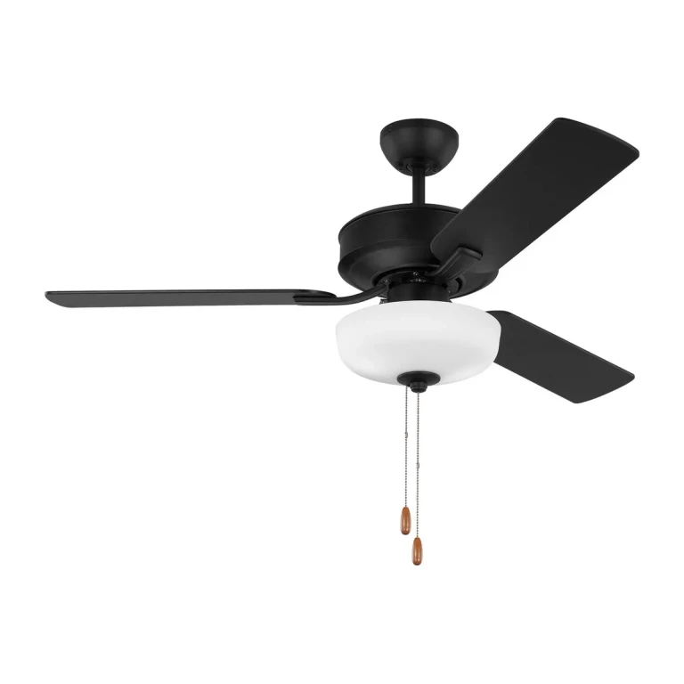 Midnight Black 48" Ceiling Fan from the Linden Collection