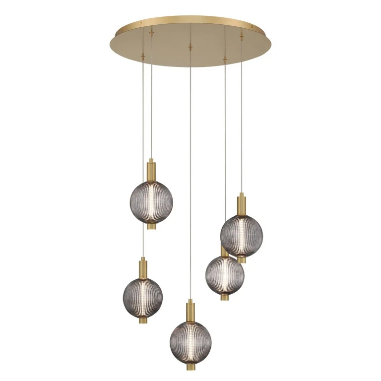 Gold LED Pendant from the Palmas Collection