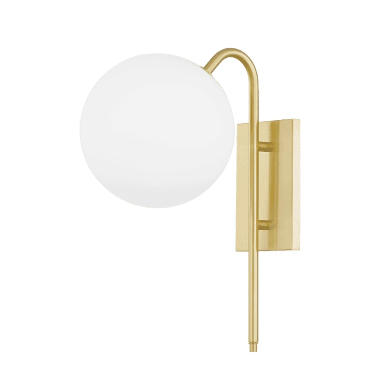 Mitzi Ingrid Wall Sconce in Aged Brass