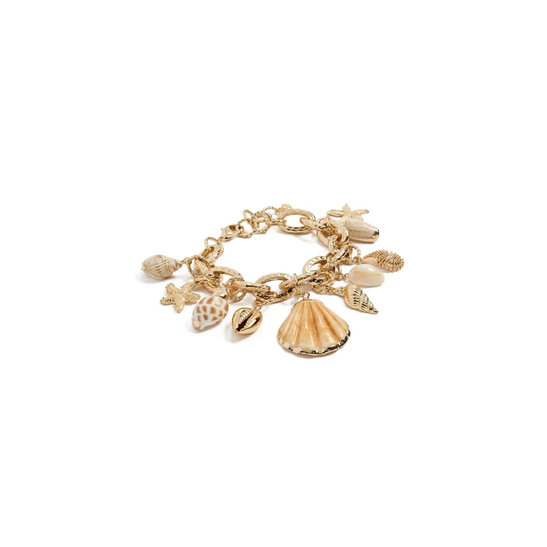 Ettika Mermaid Tears 18k Gold Plated Bracelet Gold One Size