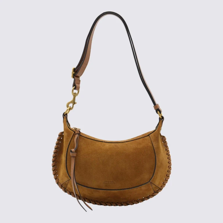 Isabel Marant Borsa a tracolla Oskan Moon in pelle marrone