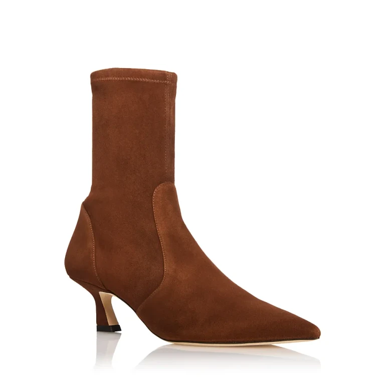 Stuart Weitzman Feminino Vinnie 50 Botas de couro