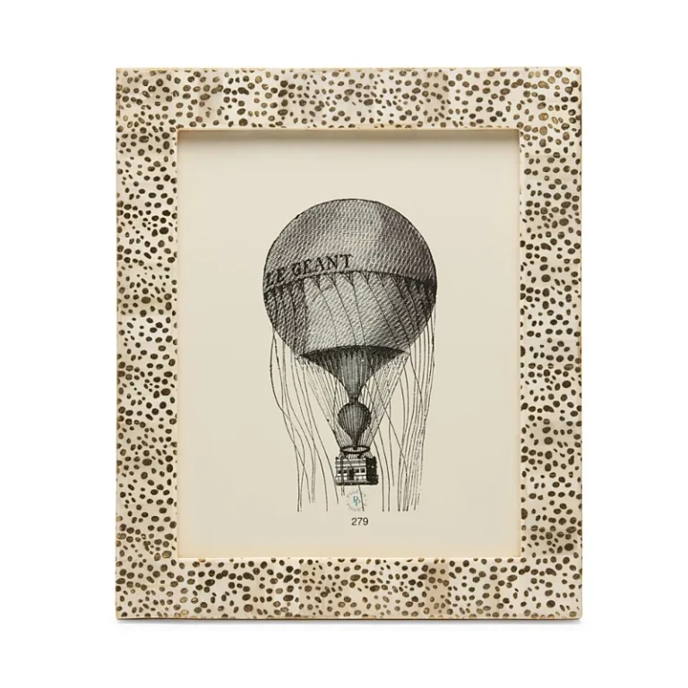 Pigeon & Poodle Ismailia Spotted Bone Frame, 8 x 10