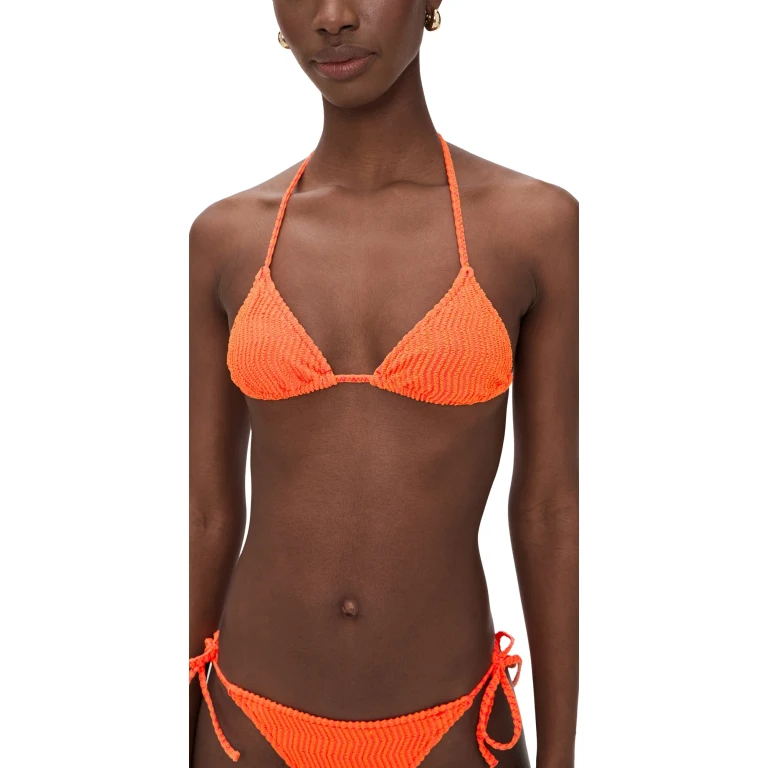 Solid & Striped The Iris Bikini Top Guava S