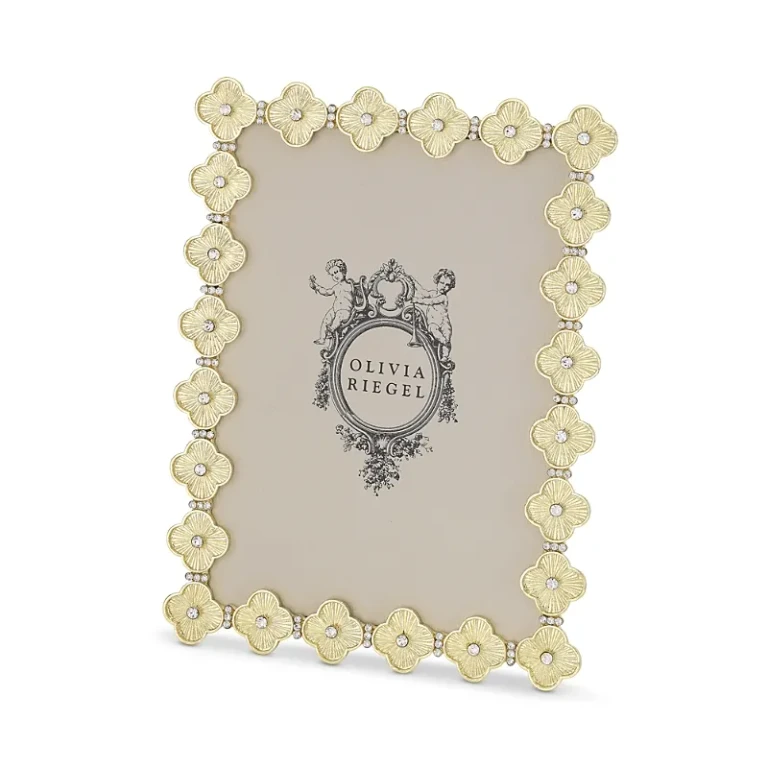 Olivia Riegel Gold Clover Picture Frame, 5 x 7