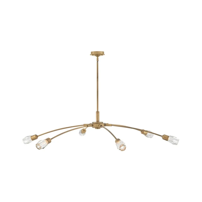 Heritage Brass LED Chandelier from the Atera Collection