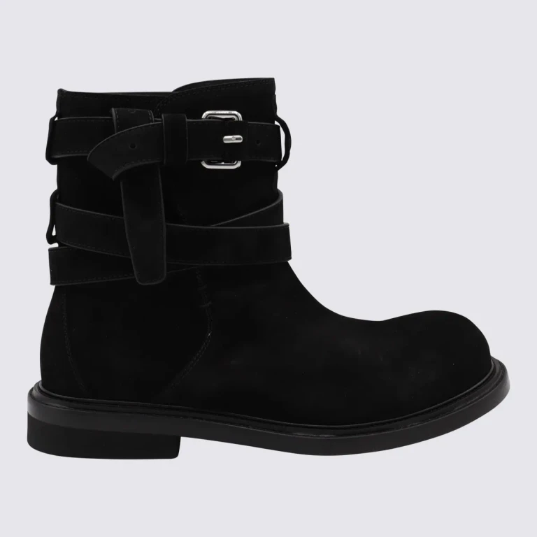 Ganni Black Leather Boots