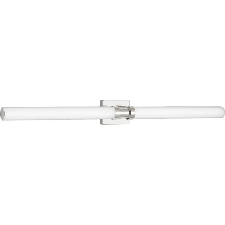 Chrome Chrome LED Bathroom Vanity Light from the Kiel Collection