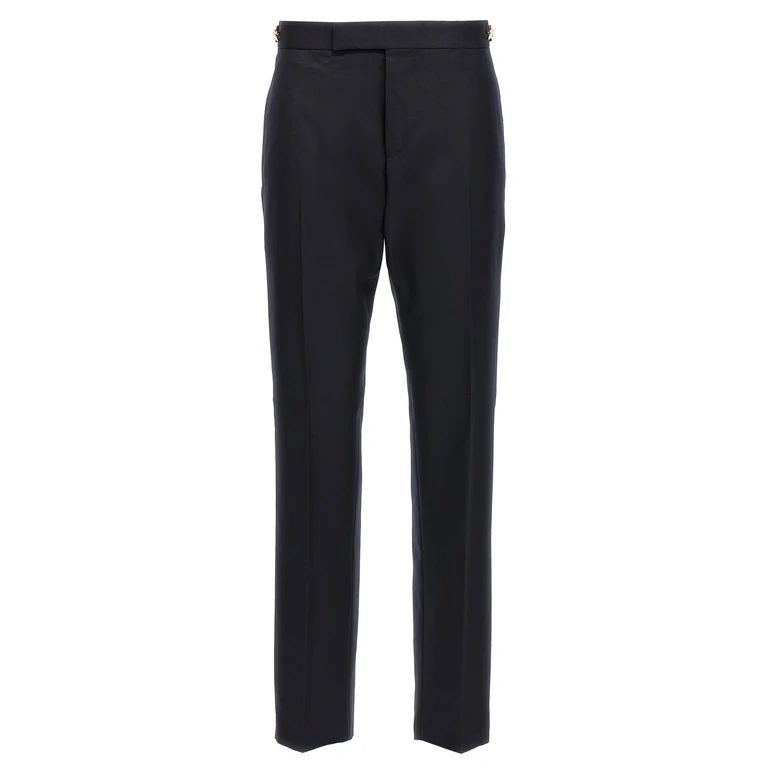 Thom Browne Blue Wool Casual Pants - Men