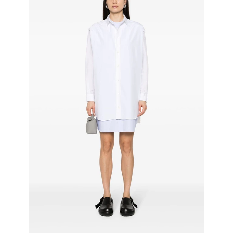Loewe Dresses White Cotton Silk - Women