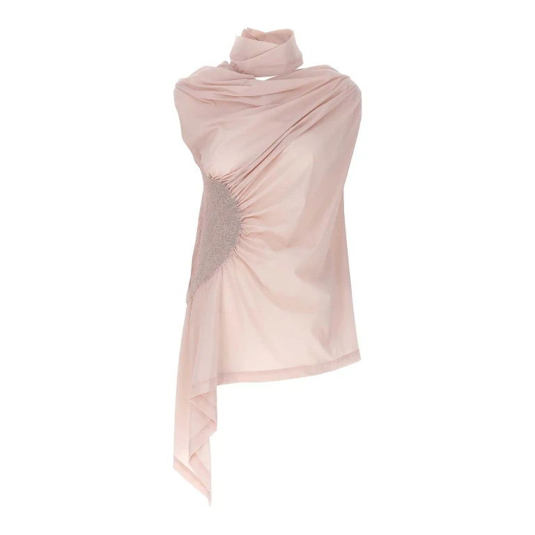 Pleats Please Issey Miyake Top - Couleur Chair