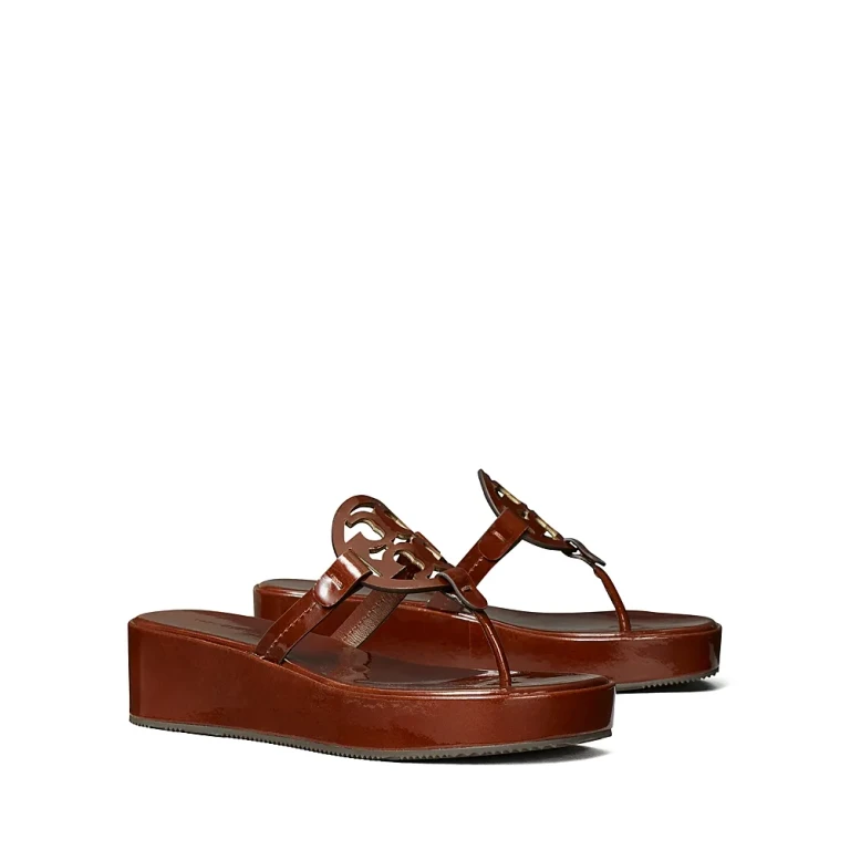 Tory Burch ウィメンズ ミラー ウェッジサンダル