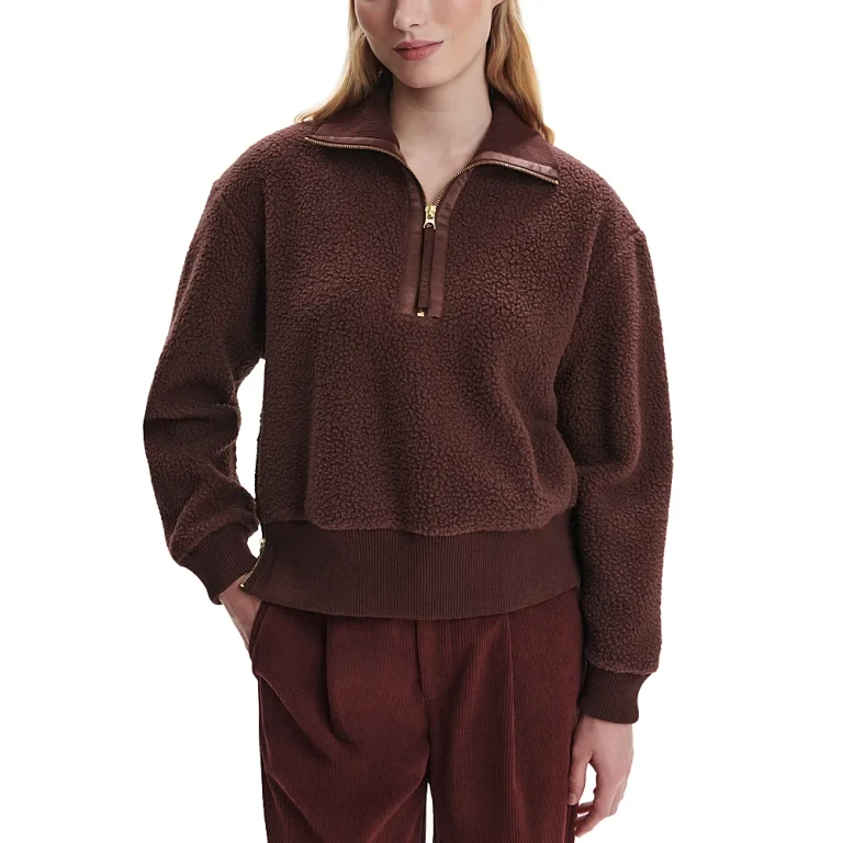 Varley Roselle Half Zip Fleece Sweatshirt