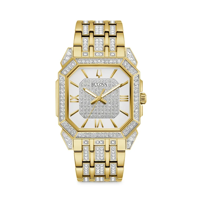 Bulova Crystal Watch, 40mm