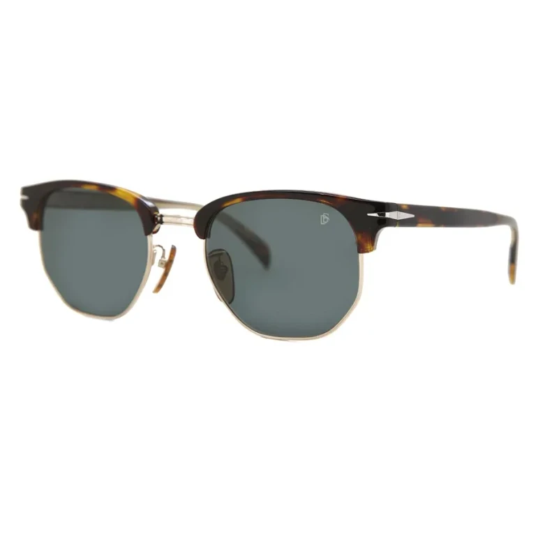 David Beckham Green Square Mens Sunglasses DB 1002/S 0086/QT 51
