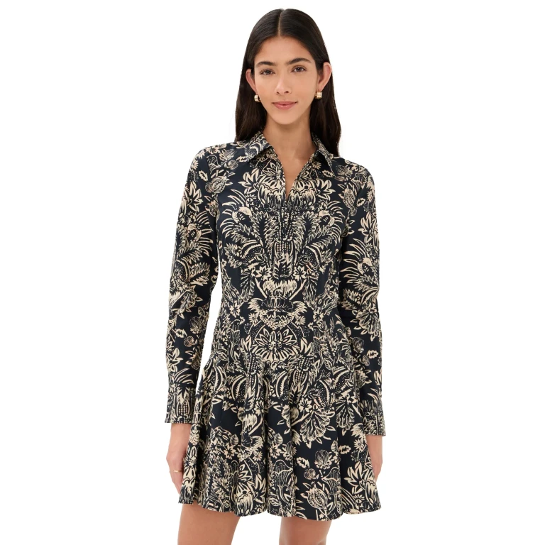 Ulla Johnson Taliah Dress Noir Flora 6