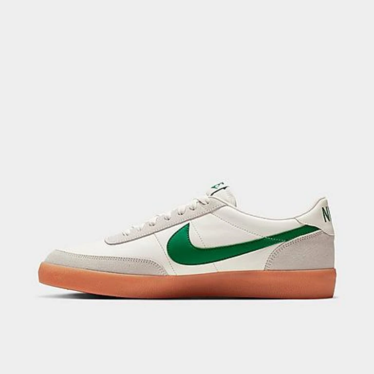 Nike Men's Killshot 2 Leather Casual Shoes in Sail/Gum Yellow/Lucid Green Size: 6.0