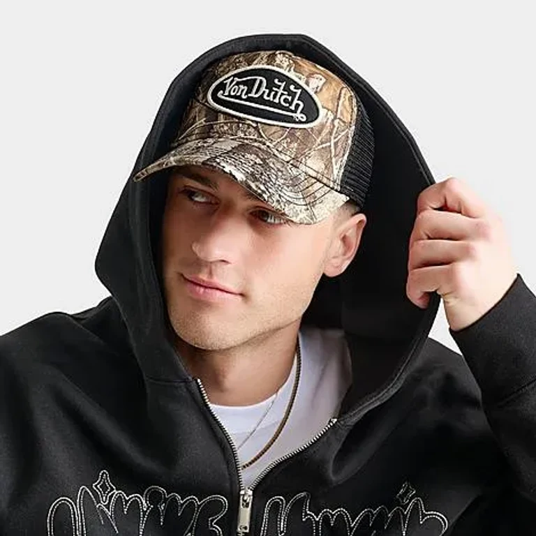 Von Dutch Edge Trucker Hat in Camo