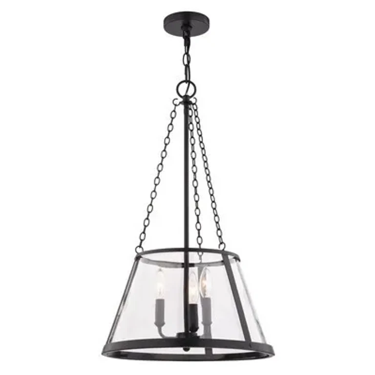 Matte Black Pendant from the Rochester Collection