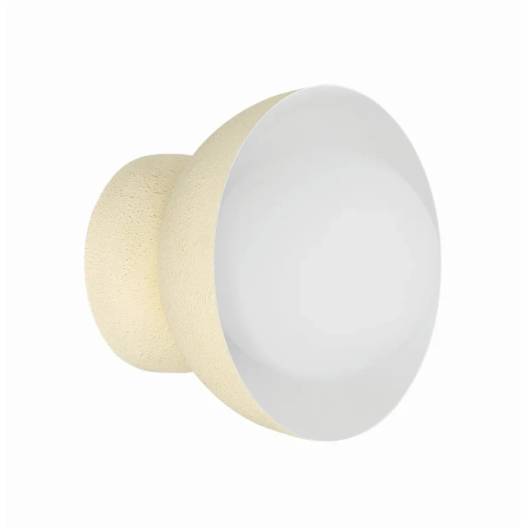 Cottage White One Light Wall Sconce from the Ventura Dome Collection