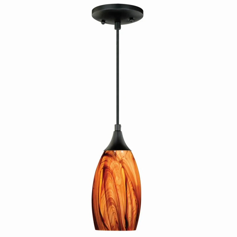 Oil Rubbed Bronze One Light Mini Pendant from the Milano Collection