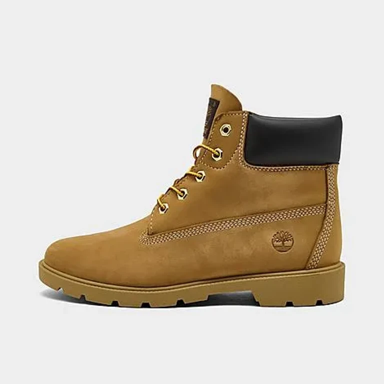 Big Kids 6 Inch Classic Boots in Wheat Size: 3.5