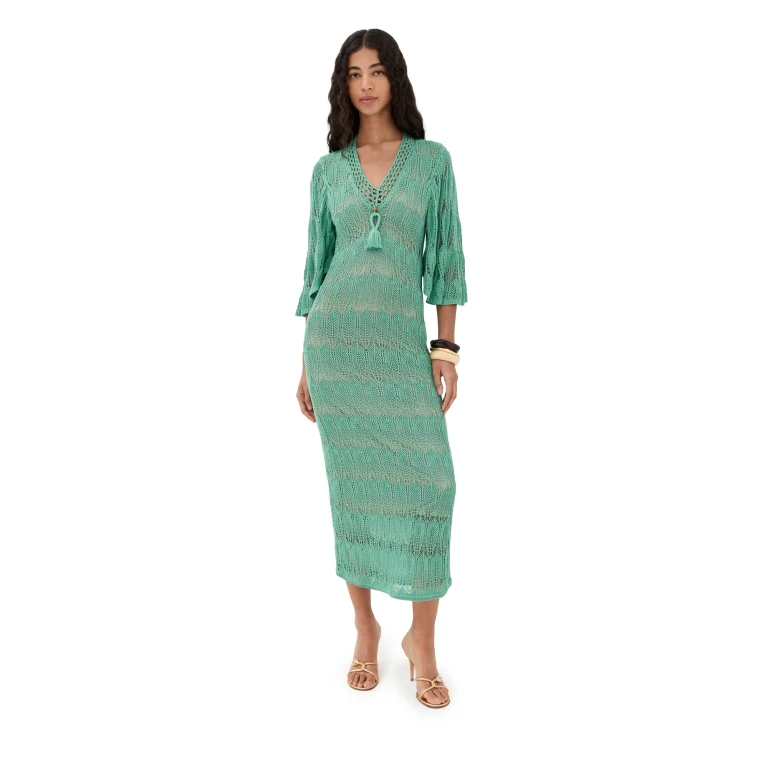 Figue Allison Dress Misty Green L