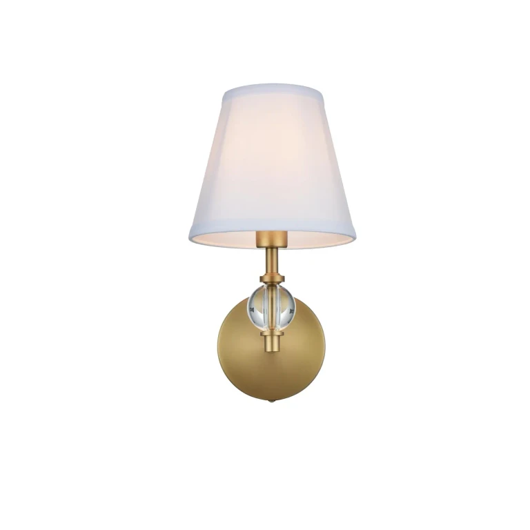 Satin Gold Wall Sconce from the Bethany Collection