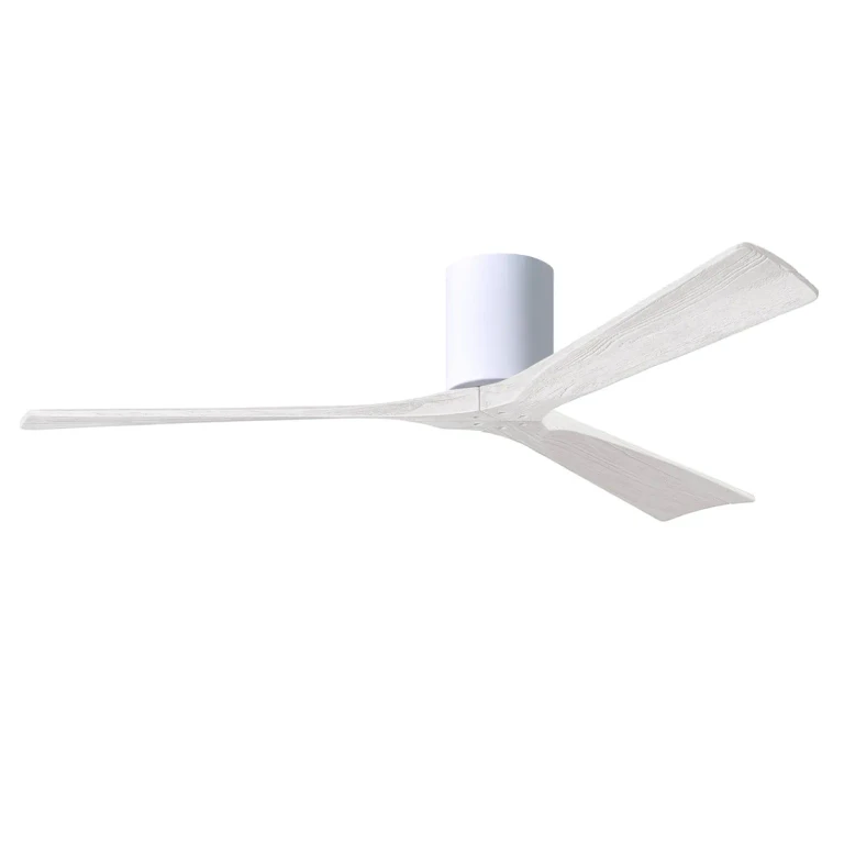 Irene 6-Speed DC 60" Ceiling Fan in White with Matte White blades